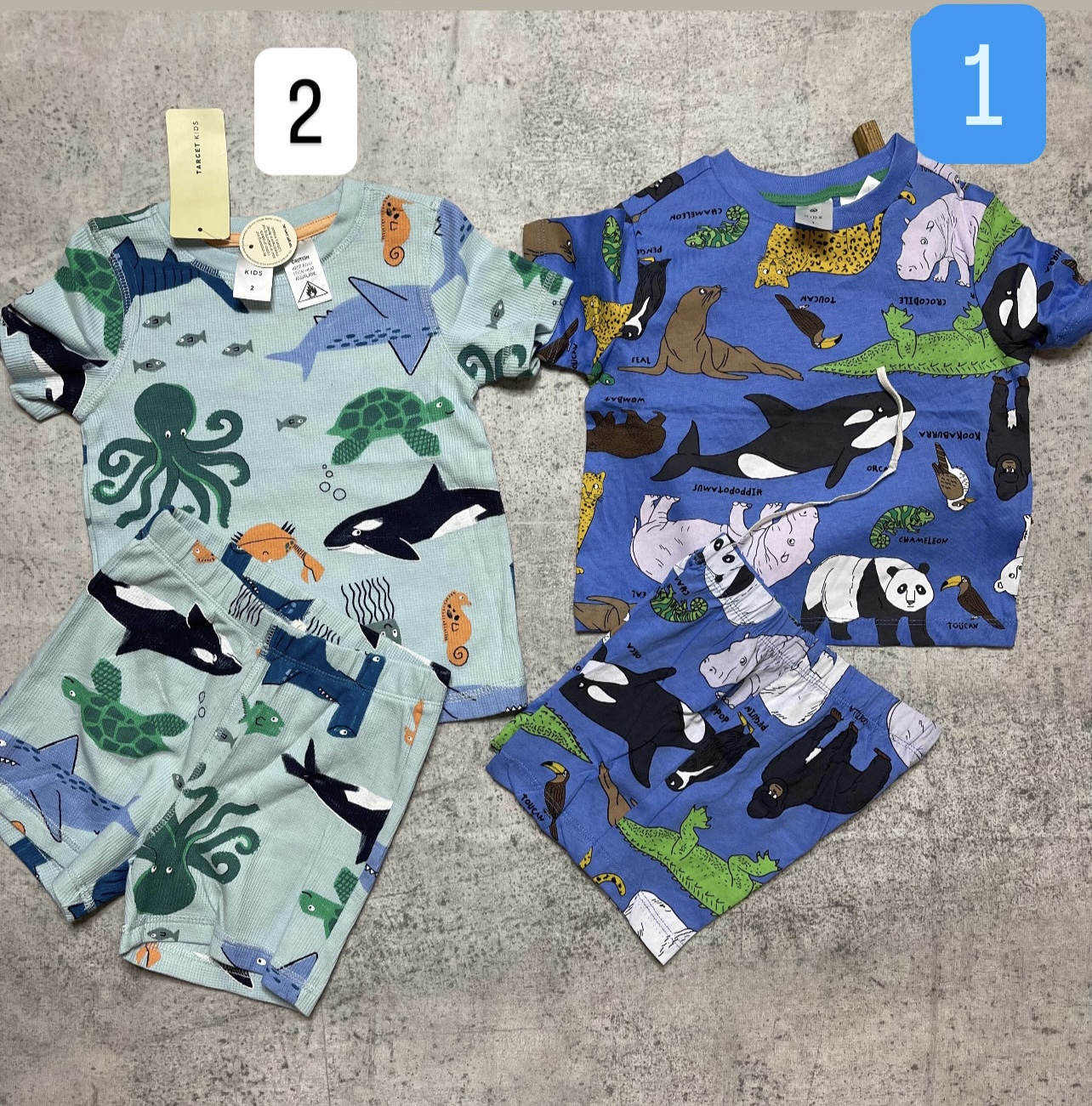 ست تیشرت شلوارک پسرانه وارداتی