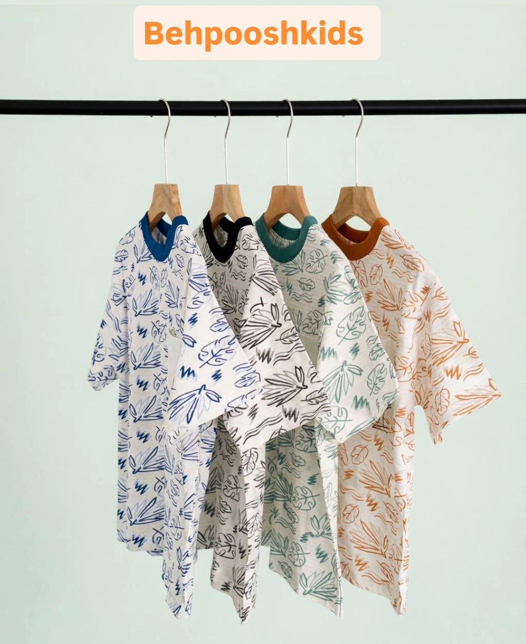 تیشرت هاوایی پسرانه ۵ سال تا ۱۴ سال