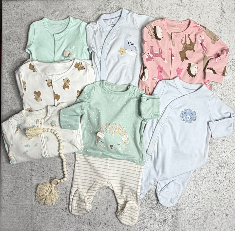 سرهمی نوزادی جوراب دار وارداتی برند mothercare