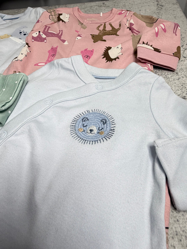 سرهمی نوزادی جوراب دار وارداتی برند mothercare